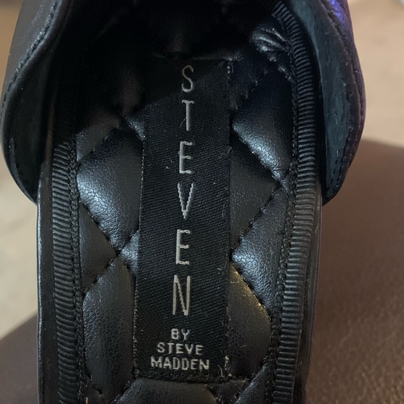 Black Leopard Print Vadah D'orsay Pumps Size US 8 - Picture 3 of 8